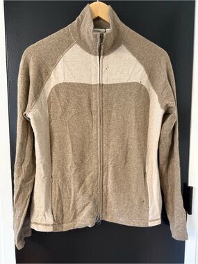 Neiman  and Marcus cashmere zip up sweater